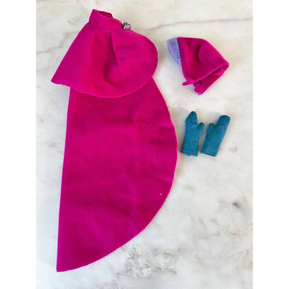 Replacement Cape Mittens and Hat for Anna 12 inch Doll 2015 Disney On Ice Frozen